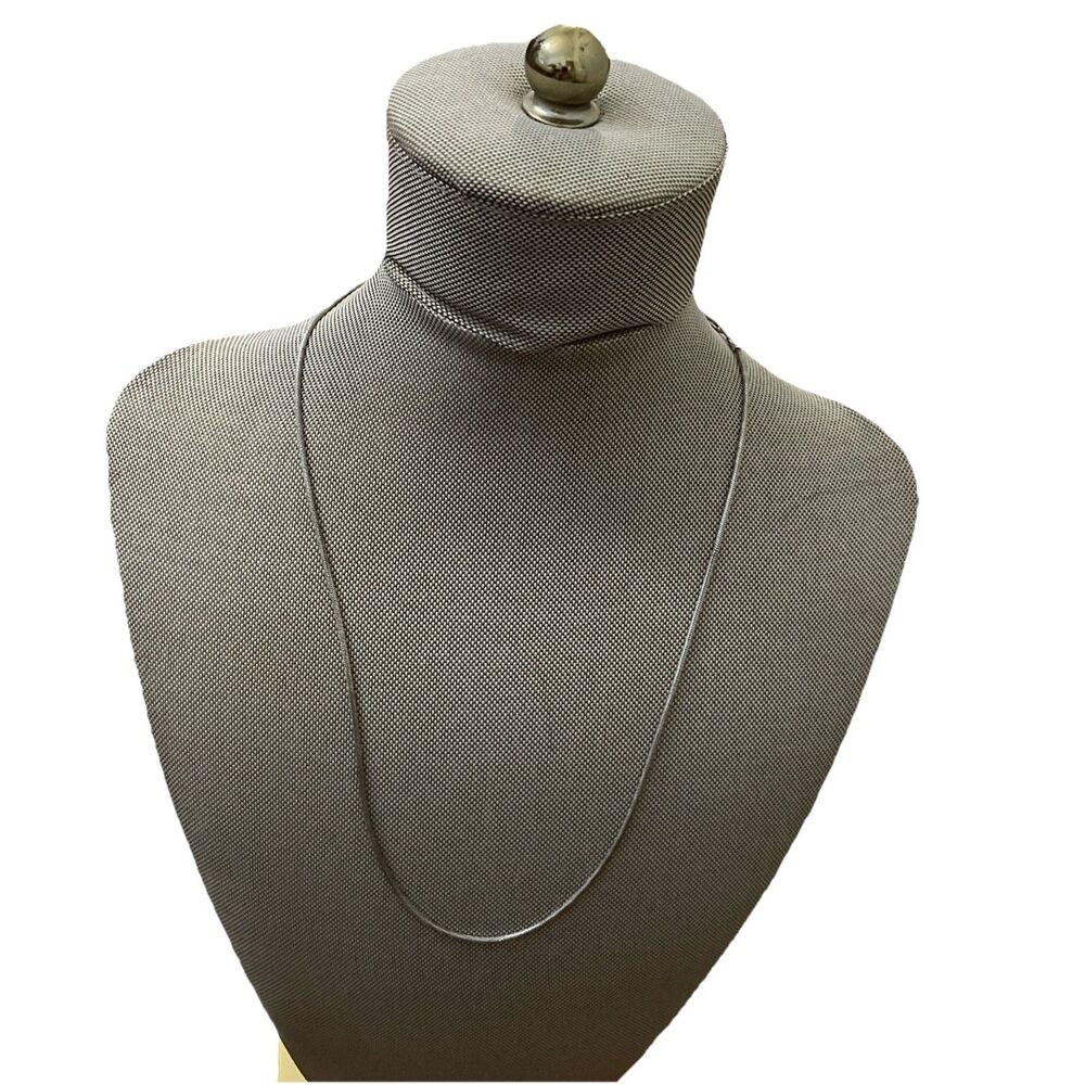 Karizia Sterling Silver Snake Chain Necklace 20" Marked KA 1772 Italy 925